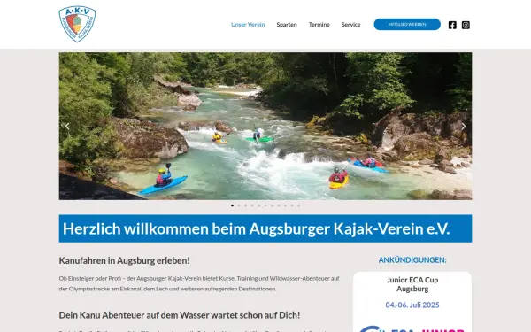 augsburger-kajakverein.de