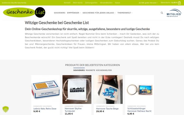 geschenkelist.de