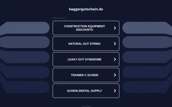 baggergutschein.de