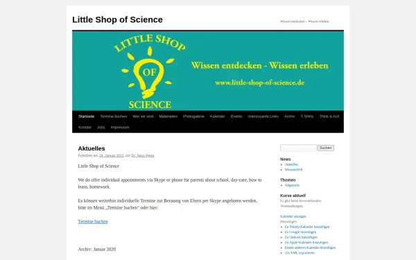 www.littleshopofscience.de