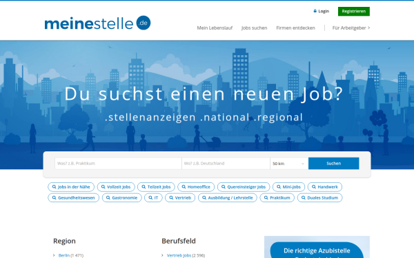 www.meinestelle.de