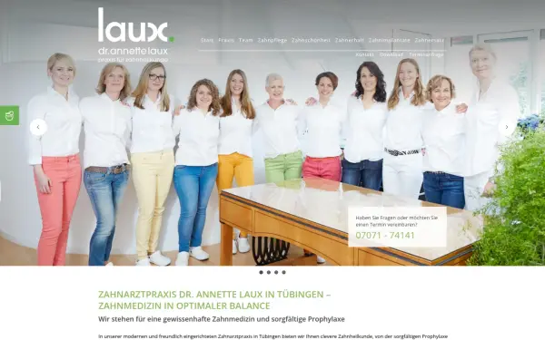 www.lauxzahnheilkunde.de