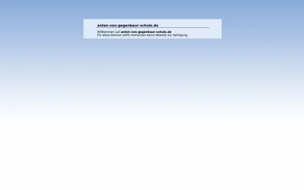anton-von-gegenbaur-schule.de