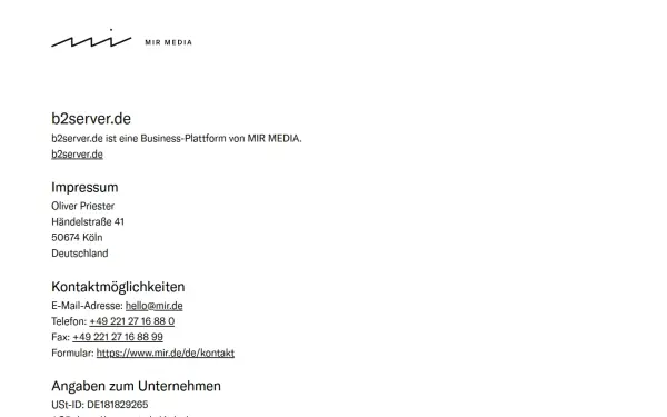 b2server.de