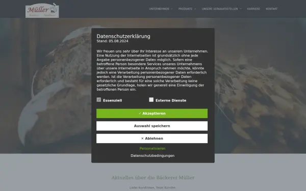 die-baeckerei-mueller.de