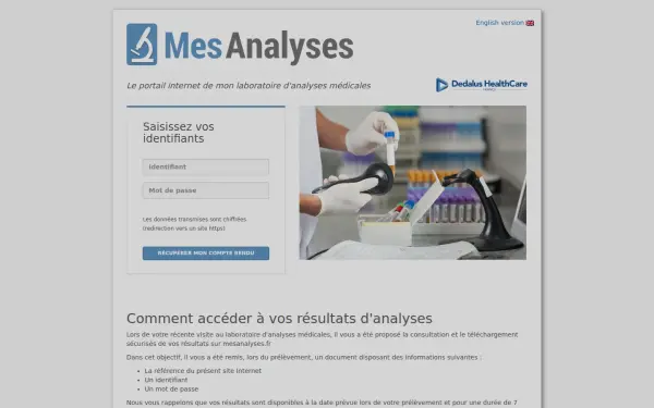 www.mesanalyses.fr