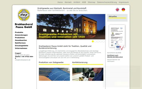 www.drahtweberei.de