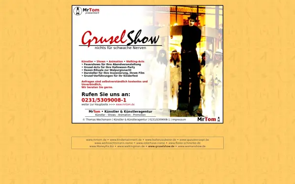 gruselshow.de