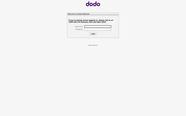 webmail.dodo.com.au