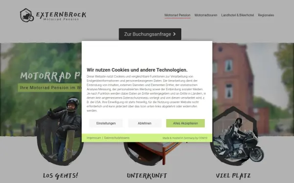 www.motorrad-pension-externbrock.de