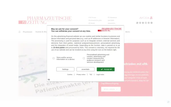 www.pharmazeutische-zeitung.de