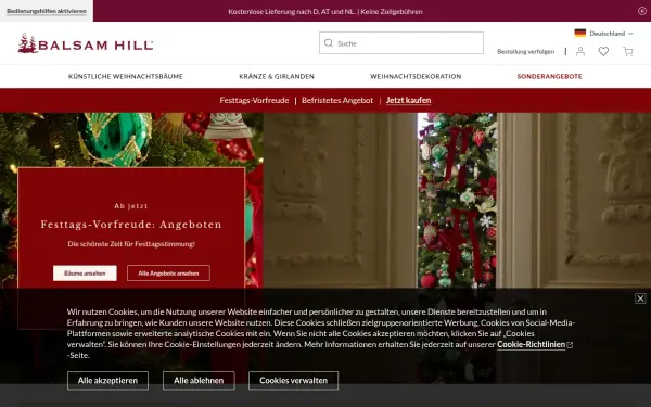 www.balsamhill.de