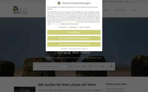 www.4pfoten-urlaub.de