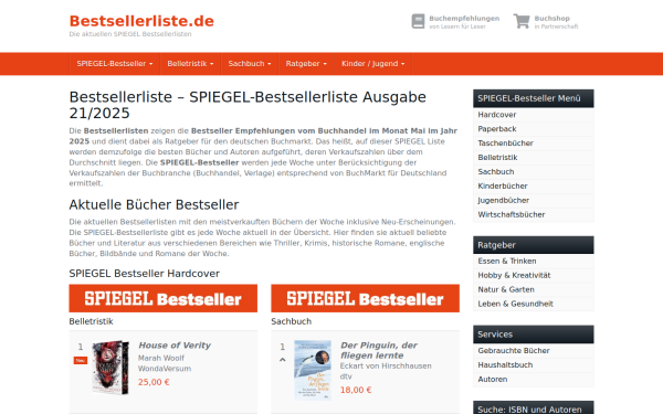 www.bestsellerliste.de