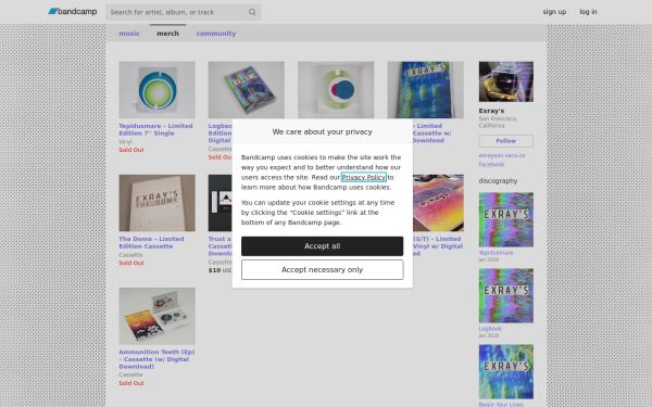 exrays.bandcamp.com