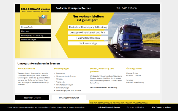 www.gelb-schwarz-umzuege.de