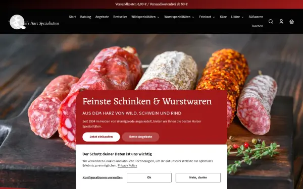 harzspezialitaeten.de