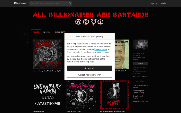 unsanitarynapkin.bandcamp.com