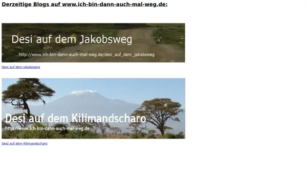 www.ich-bin-dann-auch-mal-weg.de
