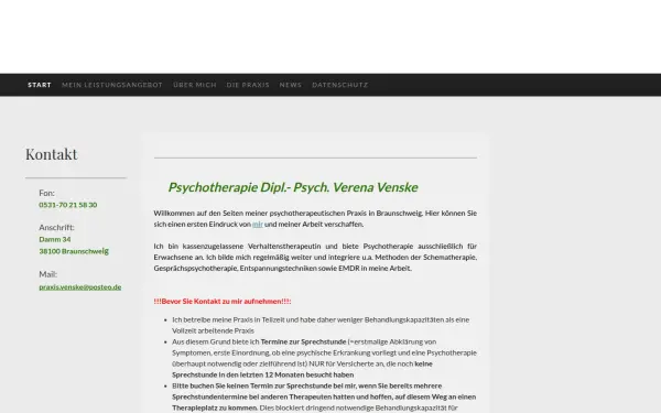 www.psychotherapie-venske.de