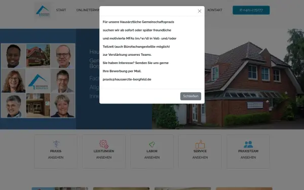 hausaerzte-borgfeld.de
