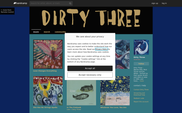 dirtythree.bandcamp.com