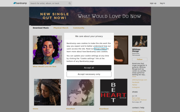 whitneymongemusic.bandcamp.com
