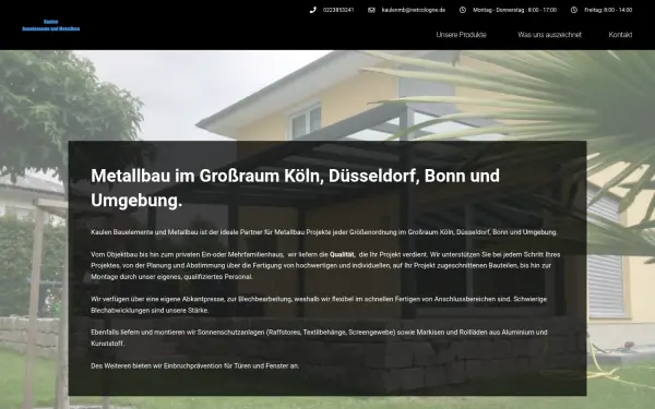 metallbau-kaulen.de