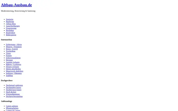www.altbau-ausbau.de