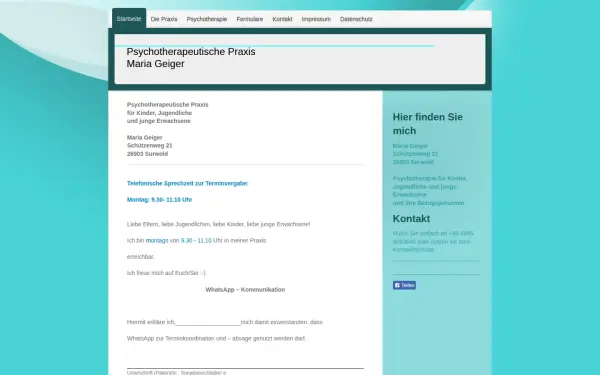 www.psychotherapeutische-praxis-maria-geiger.de