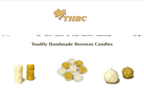 toadilyhandmadebeeswaxcandles.com