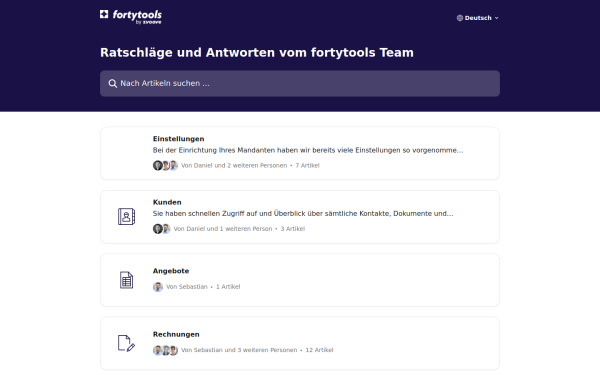 hilfe.fortytools.com