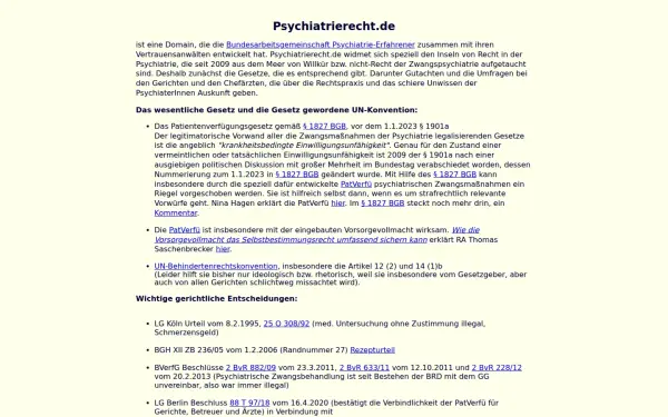 psychiatrierecht.de
