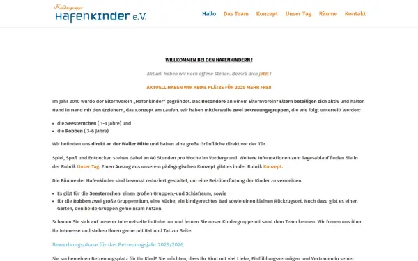 hafenkinder-bremen.de