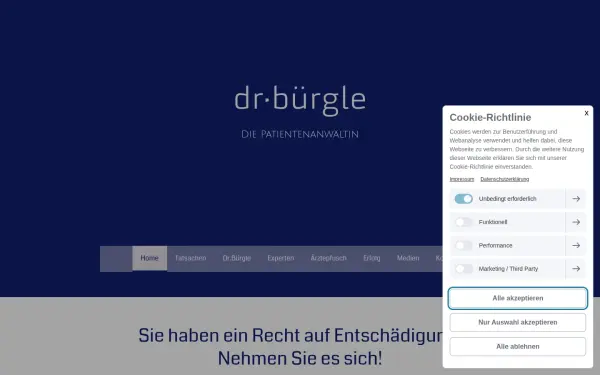 www.drbuergle-arzthaftung.de