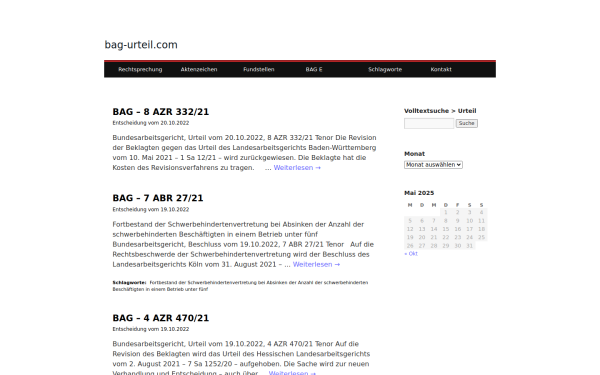 www.bag-urteil.com