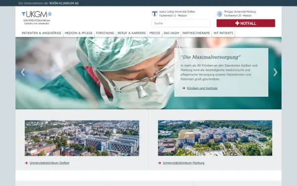 www.ukgm.de