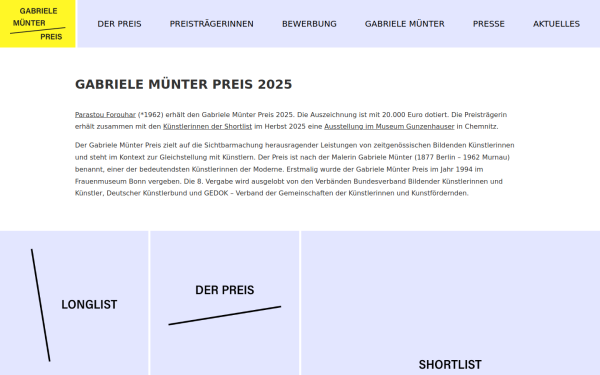 www.gabriele-muenter-preis.de