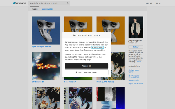jaspertygner.bandcamp.com