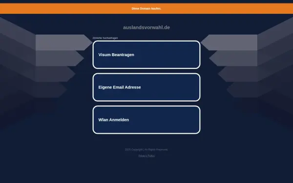 auslandsvorwahl.de