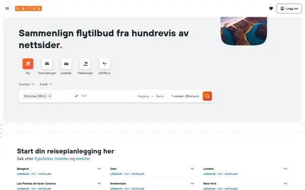 www.kayak.no