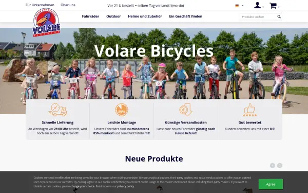 www.volare-kinderfahrraeder.de