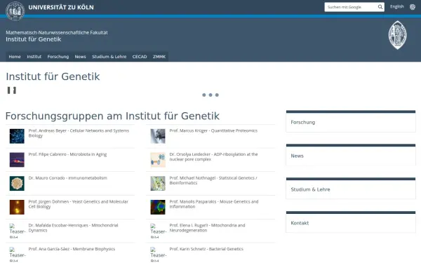 genetik.uni-koeln.de