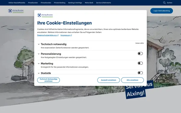 www.alxinger-bank.de
