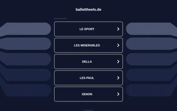 ballettheels.de