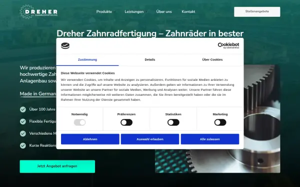 www.dreher-zahnradfertigung.de