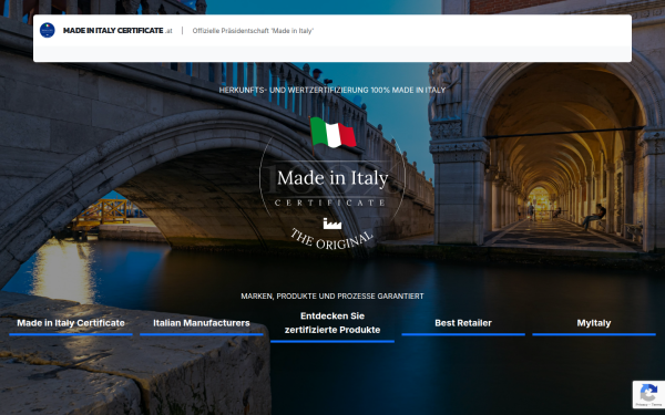 www.madeinitalycertificate.at