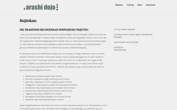 arashi-dojo.de