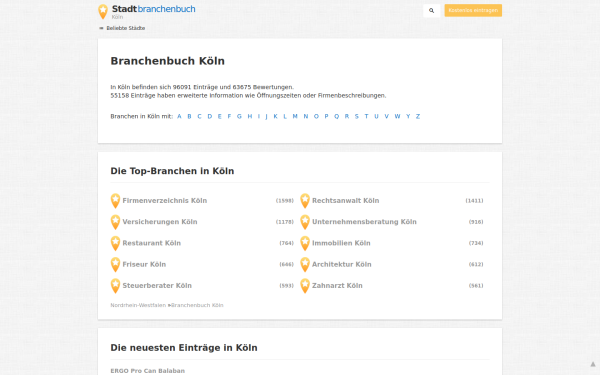 koeln.stadtbranchenbuch.com