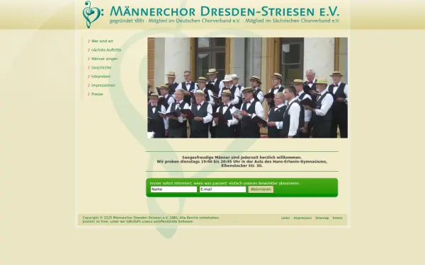 maennerchor-striesen.de